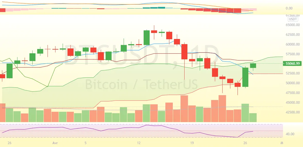 Le BTC traverse le nuage pour BINANCE:BTCUSDT par McFlyJr