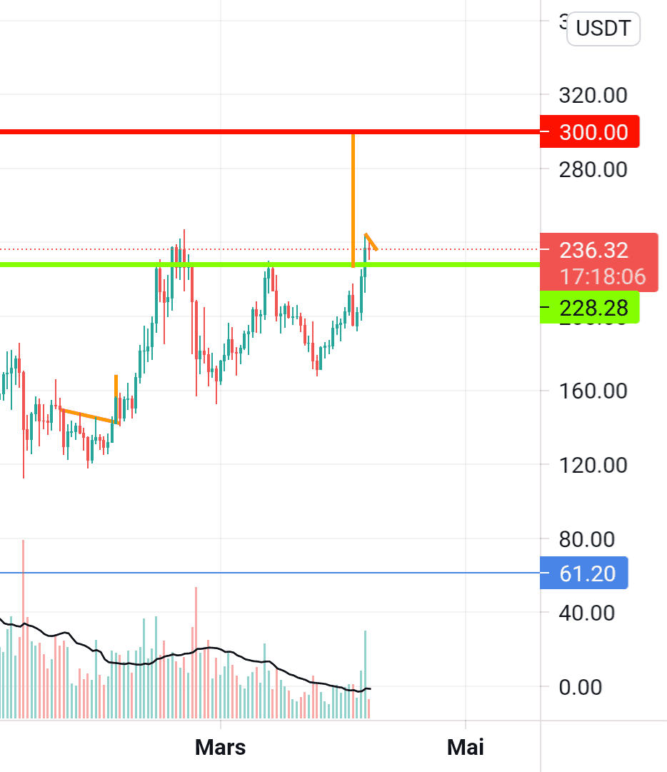 Long position right now! Target 300$!! pour BINANCE:LTCUSDT par Pascal_c