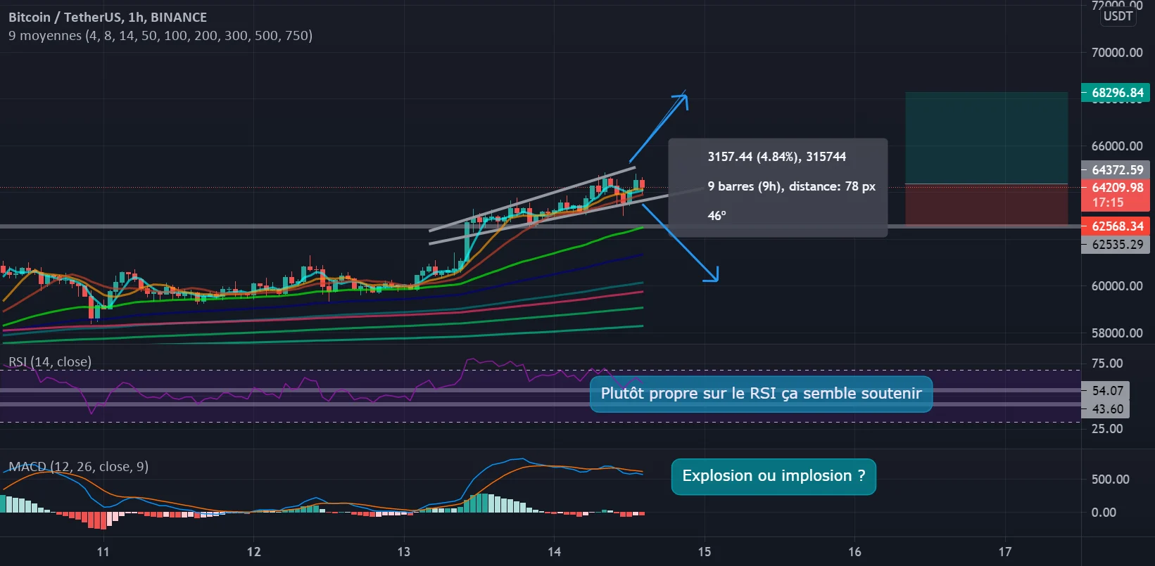 BTC, to the moon ? pour BINANCE:BTCUSDT par Flx-