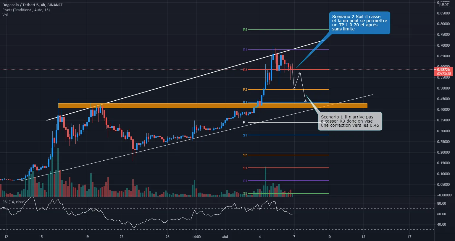 DOGE USDT Update pour BINANCE:DOGEUSDT par AkShahbs