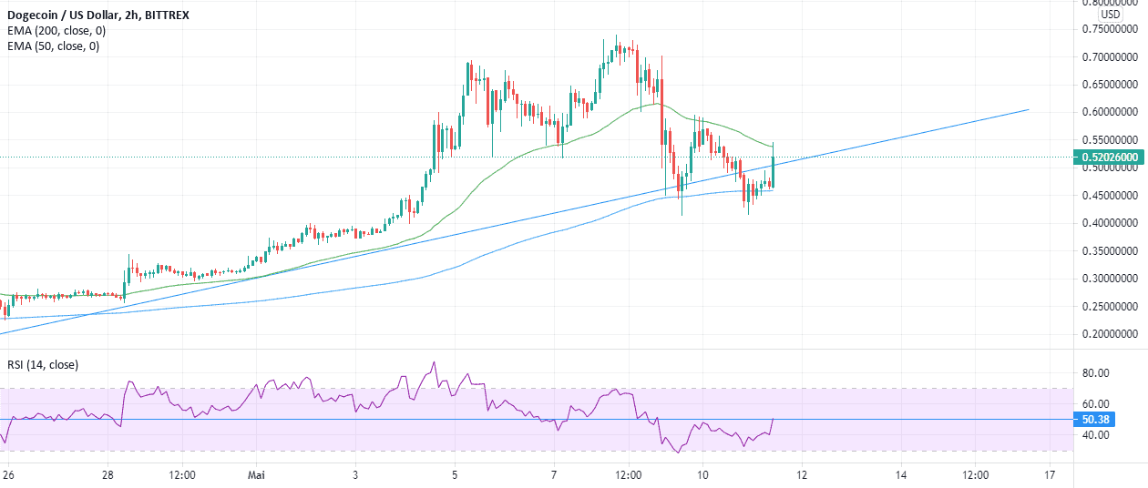 TO THE MOON pour BITTREX:DOGEUSD par maxna62