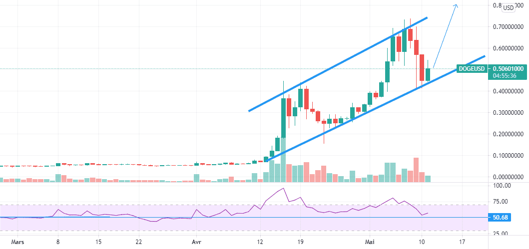 DOGE/USD DAILY pour BITTREX:DOGEUSD par Ananou-Edorh