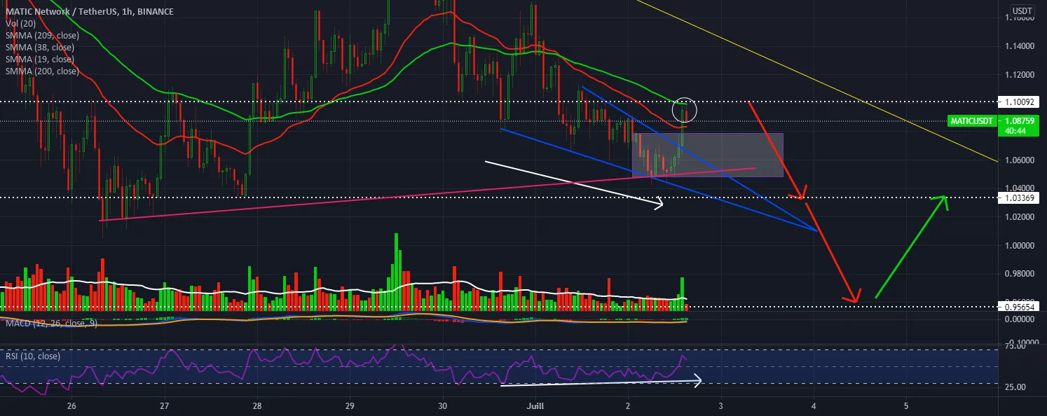 Big Potential for MATIC/USDT 60 pour BINANCE:MATICUSDT par stephanelibatd