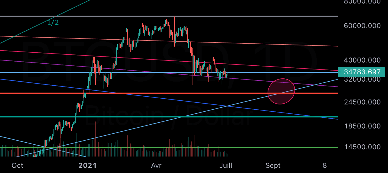 Gann fan et Fibonacci bitcoin pour BITTREX:BTCUSD par Nolanbzh