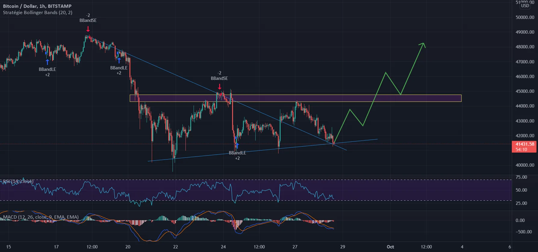 BEST BTCUSD H1 ANALYSIS pour BITSTAMP:BTCUSD par Vic_Onx