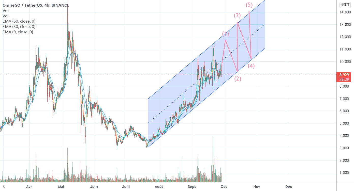 OMG : Dans son canal haussier pour BINANCE:OMGUSDT par Le_Boa