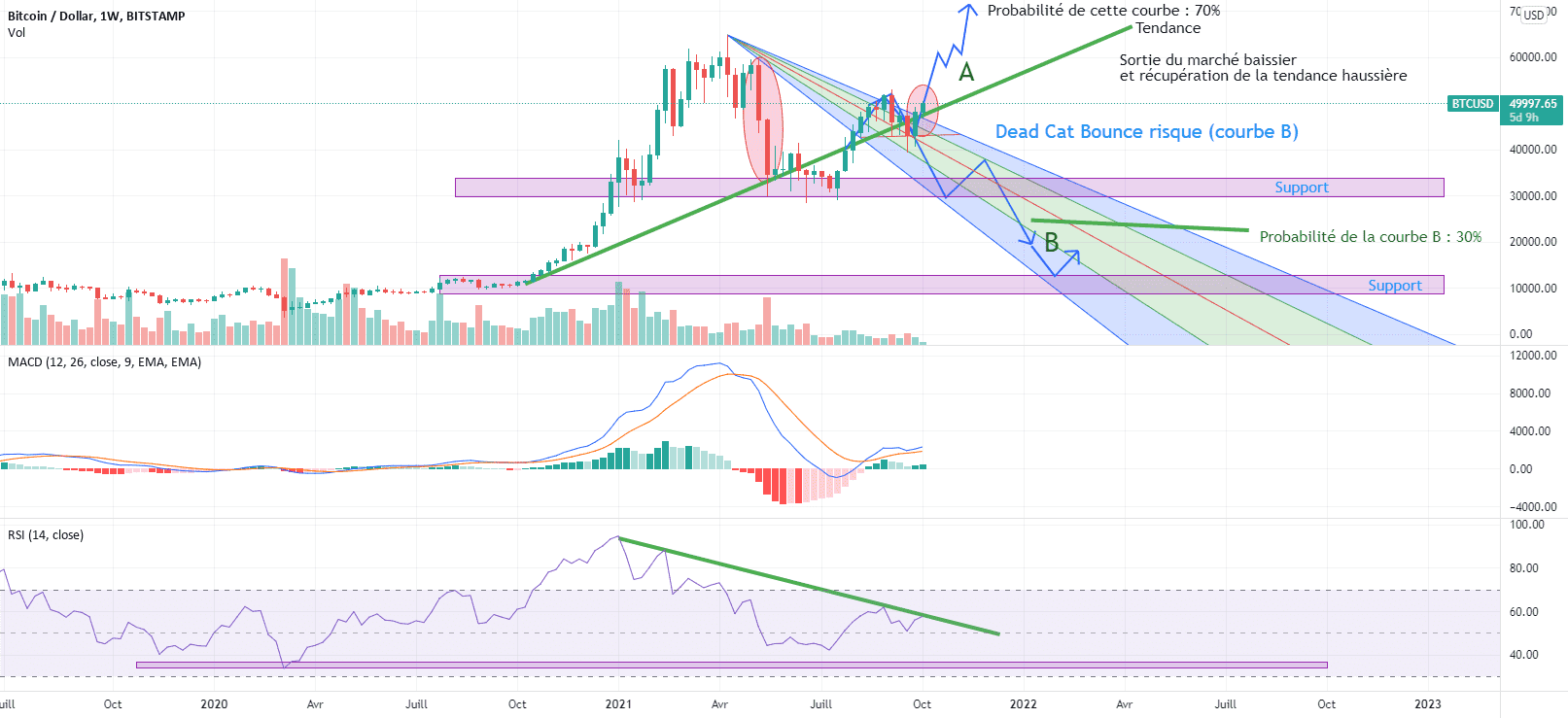 Analyse BITCOIN LA GRANDE REPRISE ?! VERS LES 70 000$ ? pour BITSTAMP:BTCUSD par Predajo