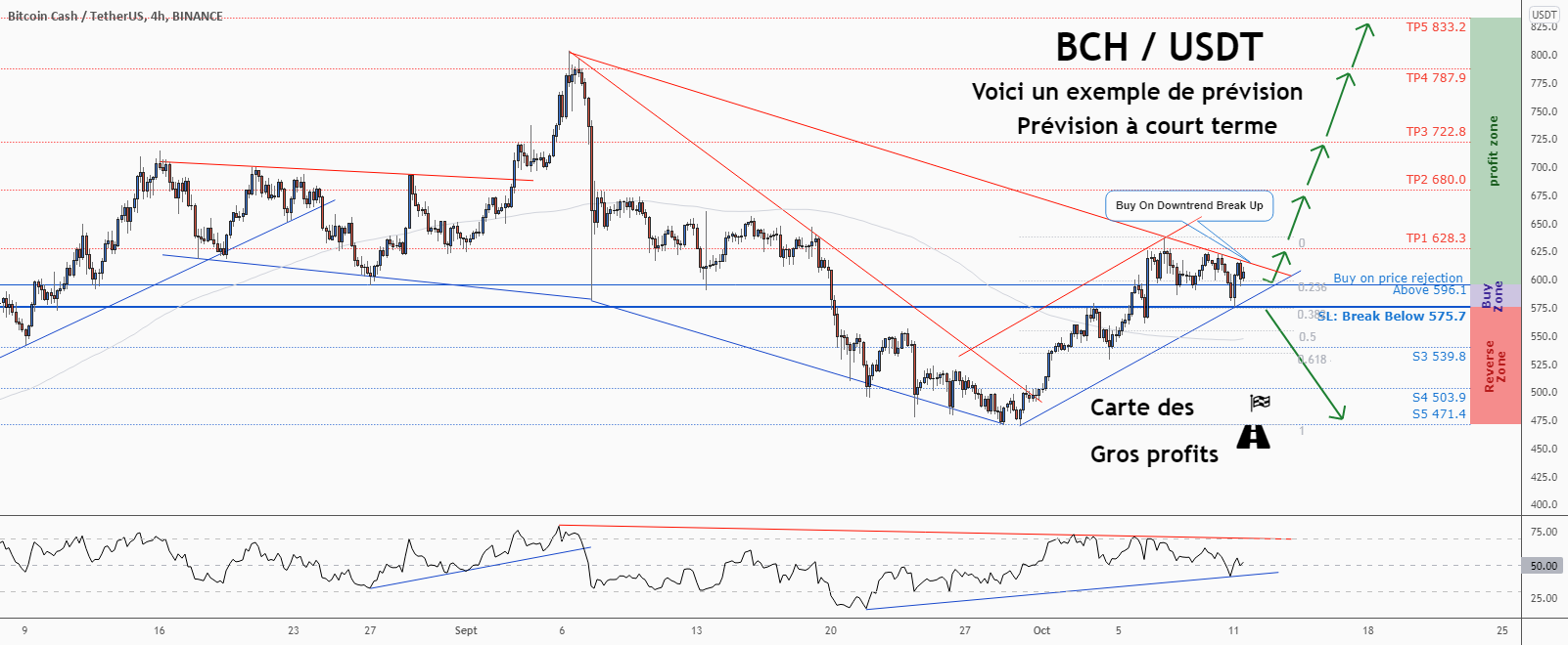 💡Ne manquez pas cette grande opportunité d’achat de BCHUSD pour BINANCE:BCHUSDT par ForecastCity_Francais