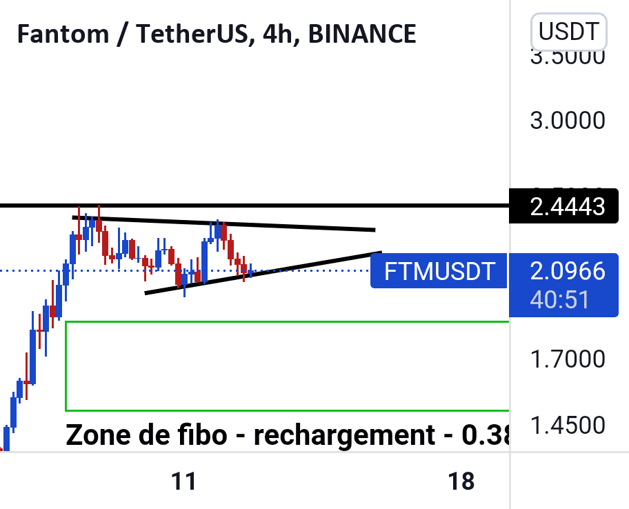 FTM dans un fagnon haussier. pour BINANCE:FTMUSDT par Cryptbulls