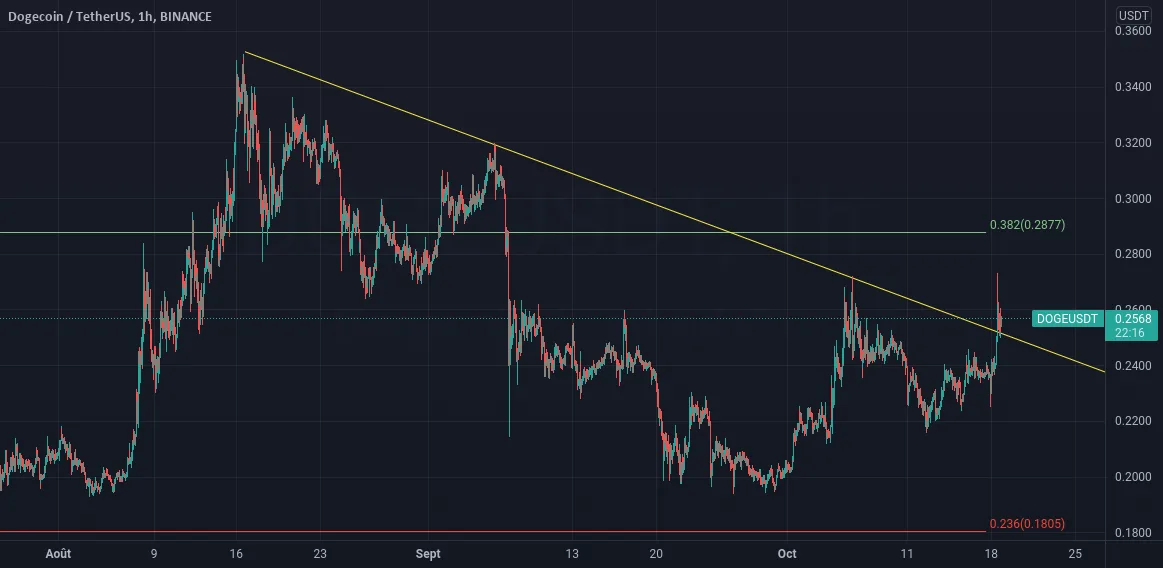 DOGE BREAKOUT pour BINANCE:DOGEUSDT par ohkobra