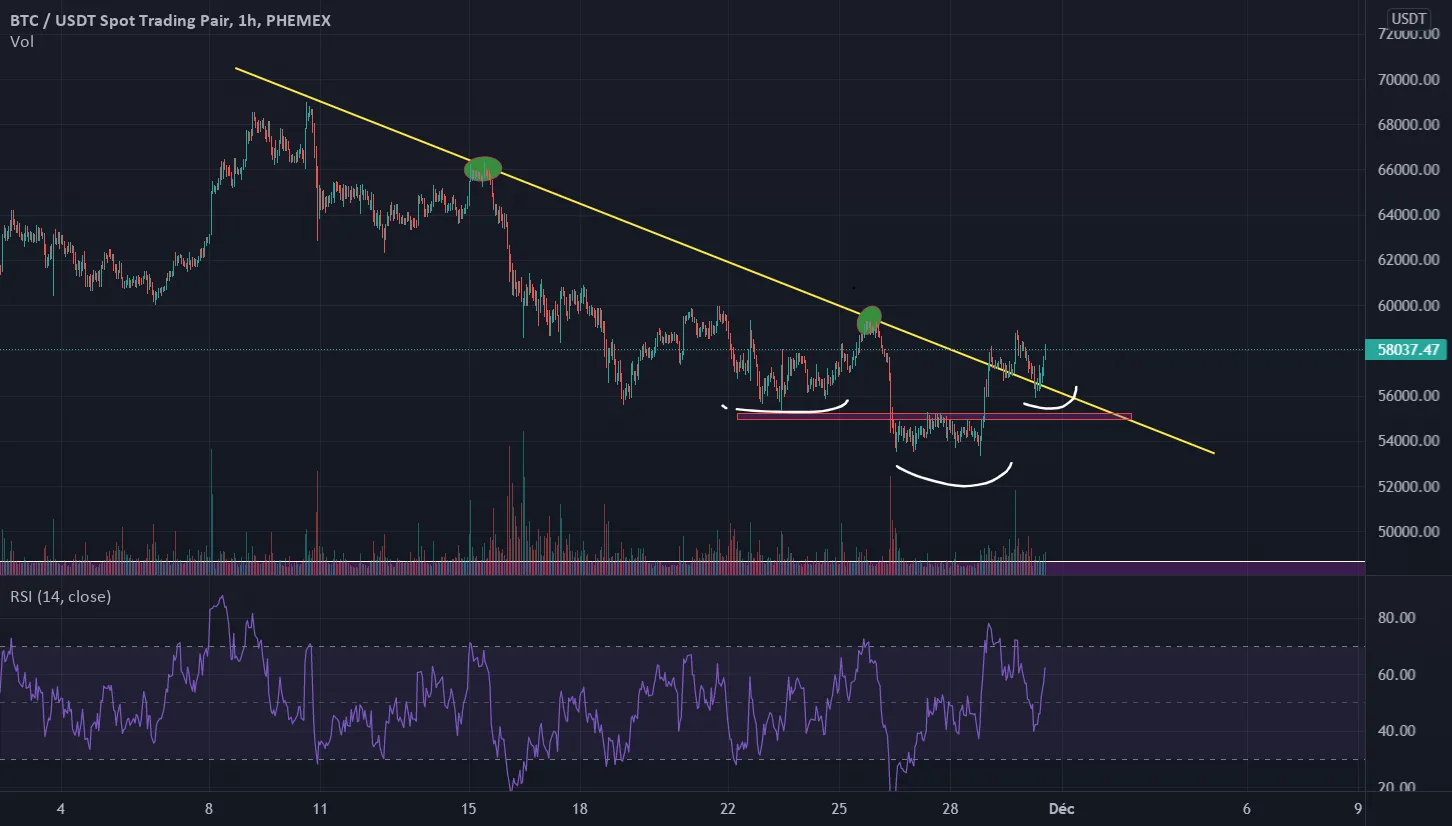 BTC H1 30/11/21 pour PHEMEX:BTCUSDT par assassins644