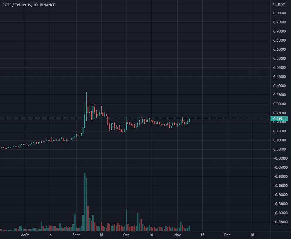 ROSE Pump pour BINANCE:ROSEUSDT par Cerreip