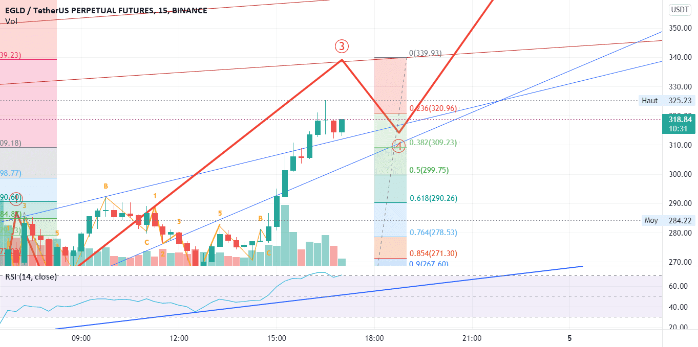 EGLD Direction les 400$ pour BINANCE:EGLDUSDTPERP par Discovery95