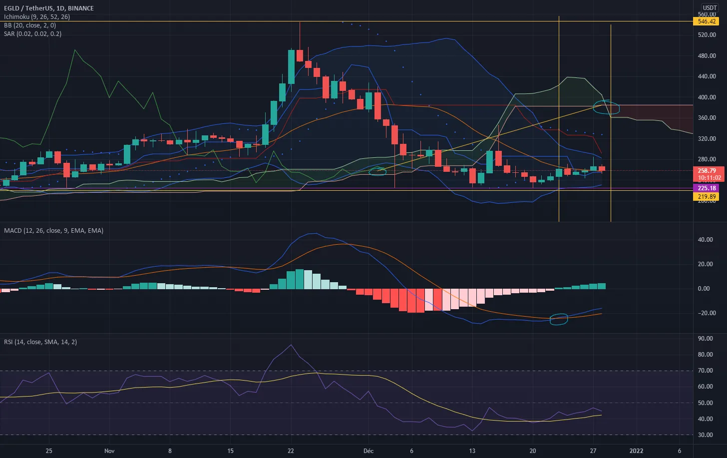 Renversement de tendance et opportunité de bullrun ? pour BINANCE:EGLDUSDT par cabYodo