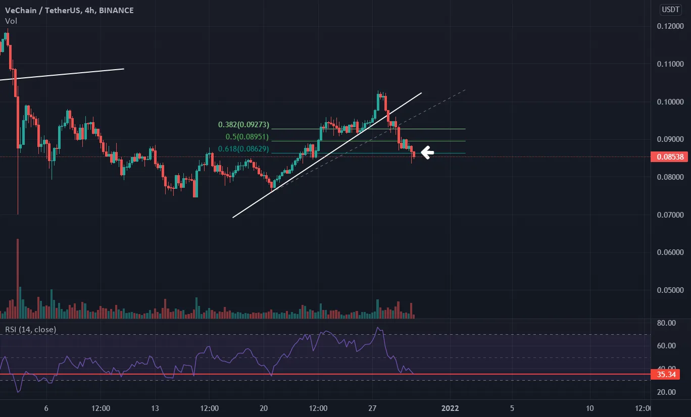 On Peut Voir Une Baise Dans Le Prix Du VECHAIN #VET pour BINANCE:VETUSDT par NabilElHammamii