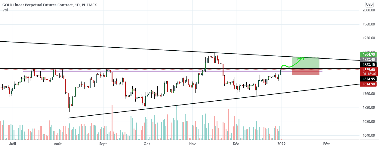 GOLDUSD - Scénario LONG pour PHEMEX:GOLDUSD par Hmz_DON