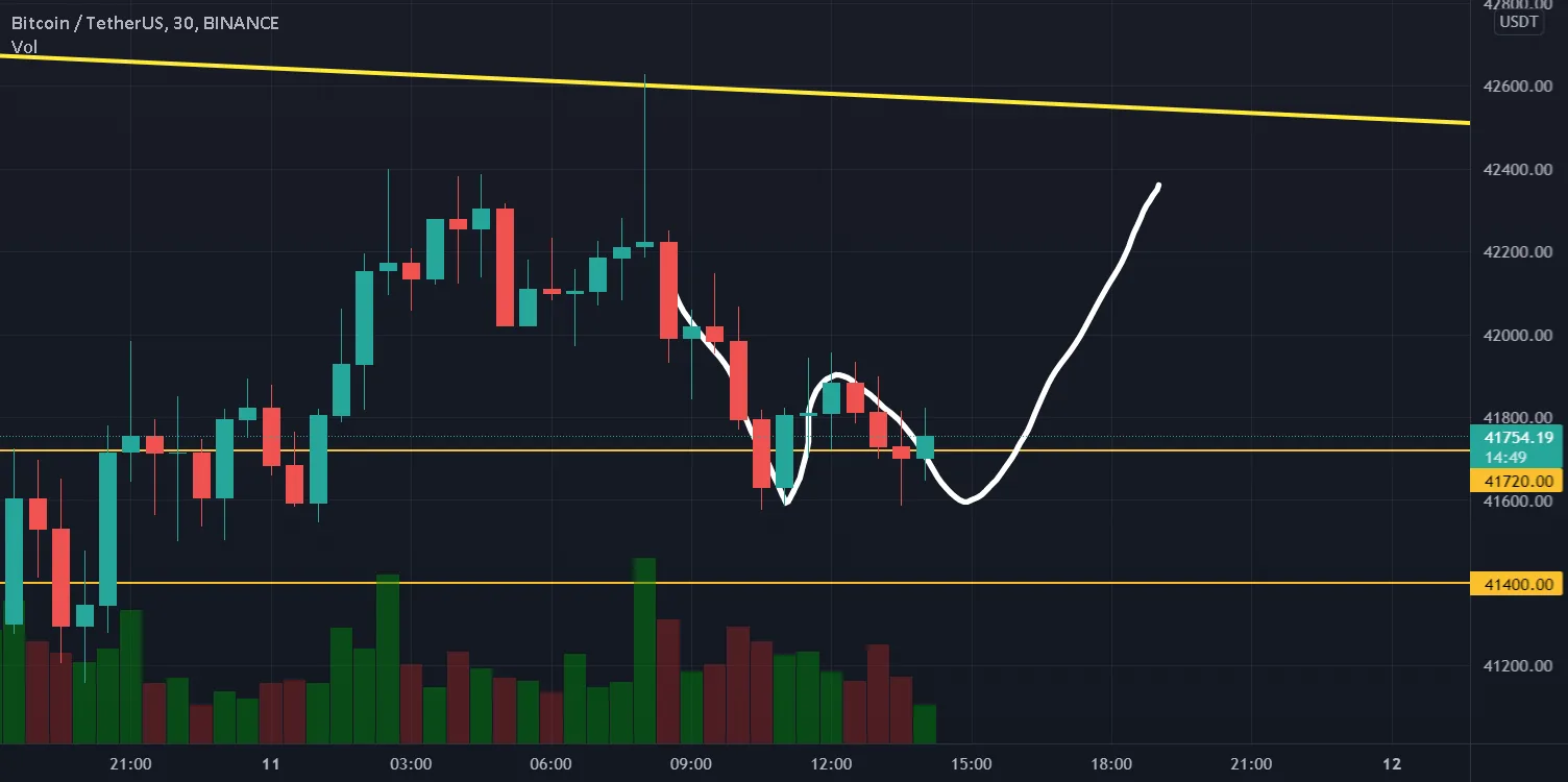 WOLFE en cours sur le BTC en 30 minutes #LETSGO #BULL pour BINANCE:BTCUSDT par ADxLIBRE