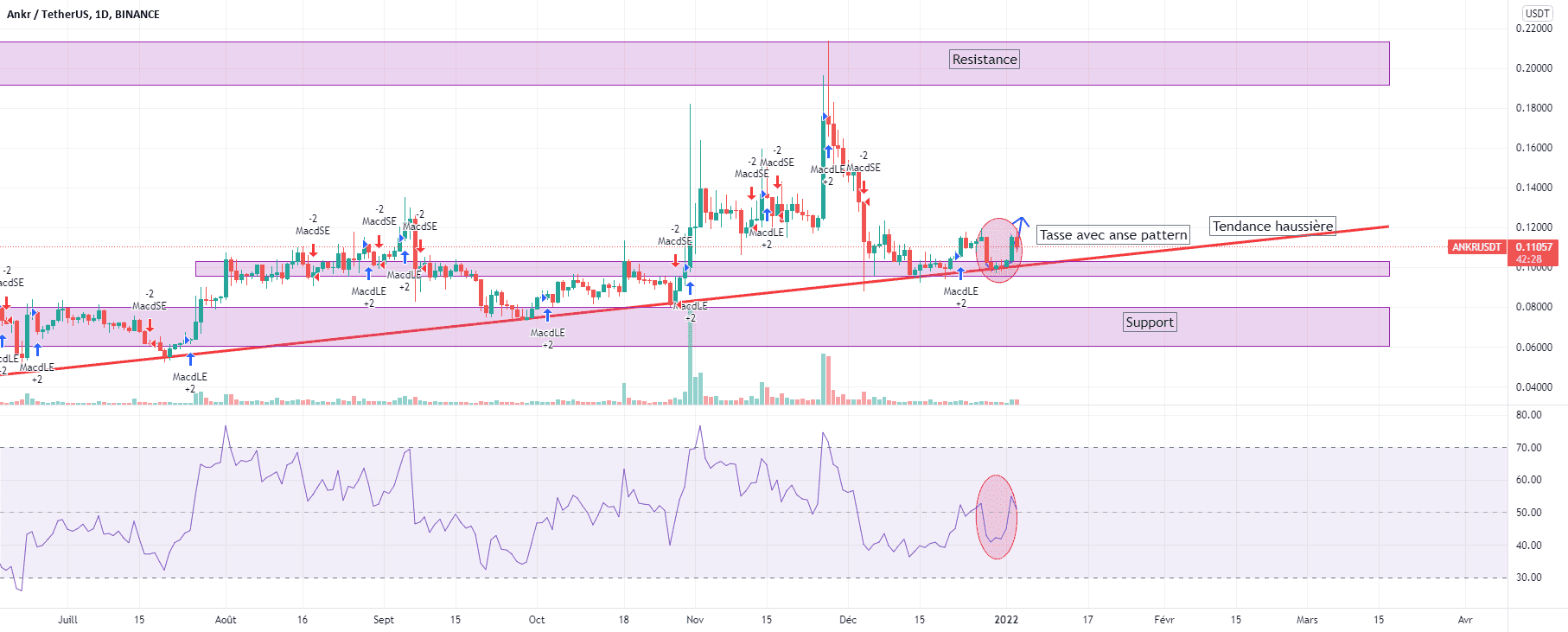 ANKR / USDT Direction 0,20$ ?! Tasse et anse visible ! pour BINANCE:ANKRUSDT par Predajo