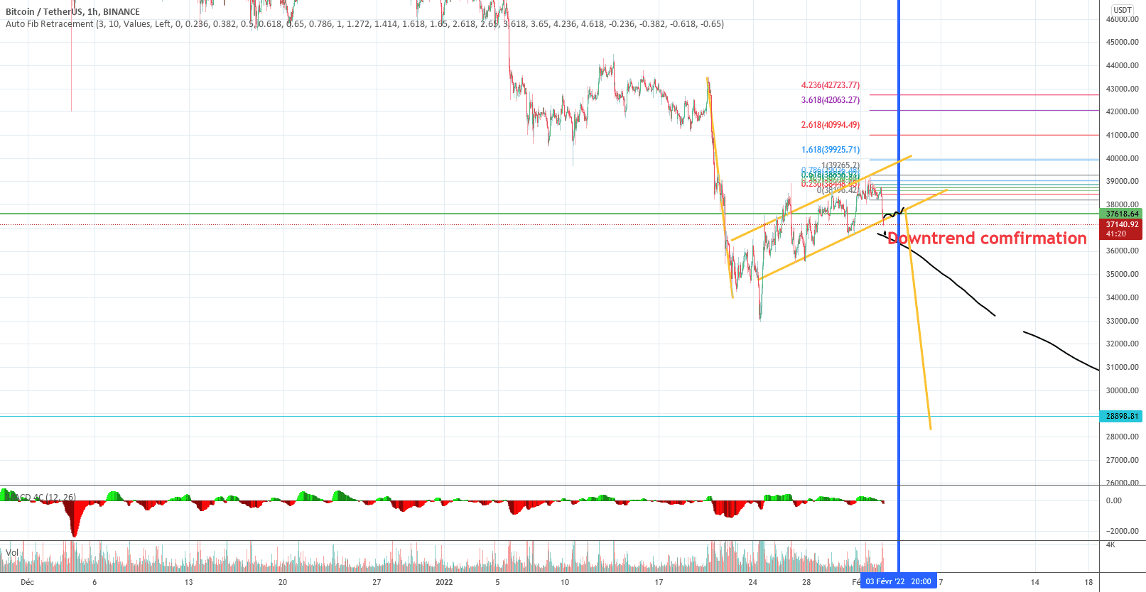 Potential Downtrend pour BINANCE:BTCUSDT par NassehWachem