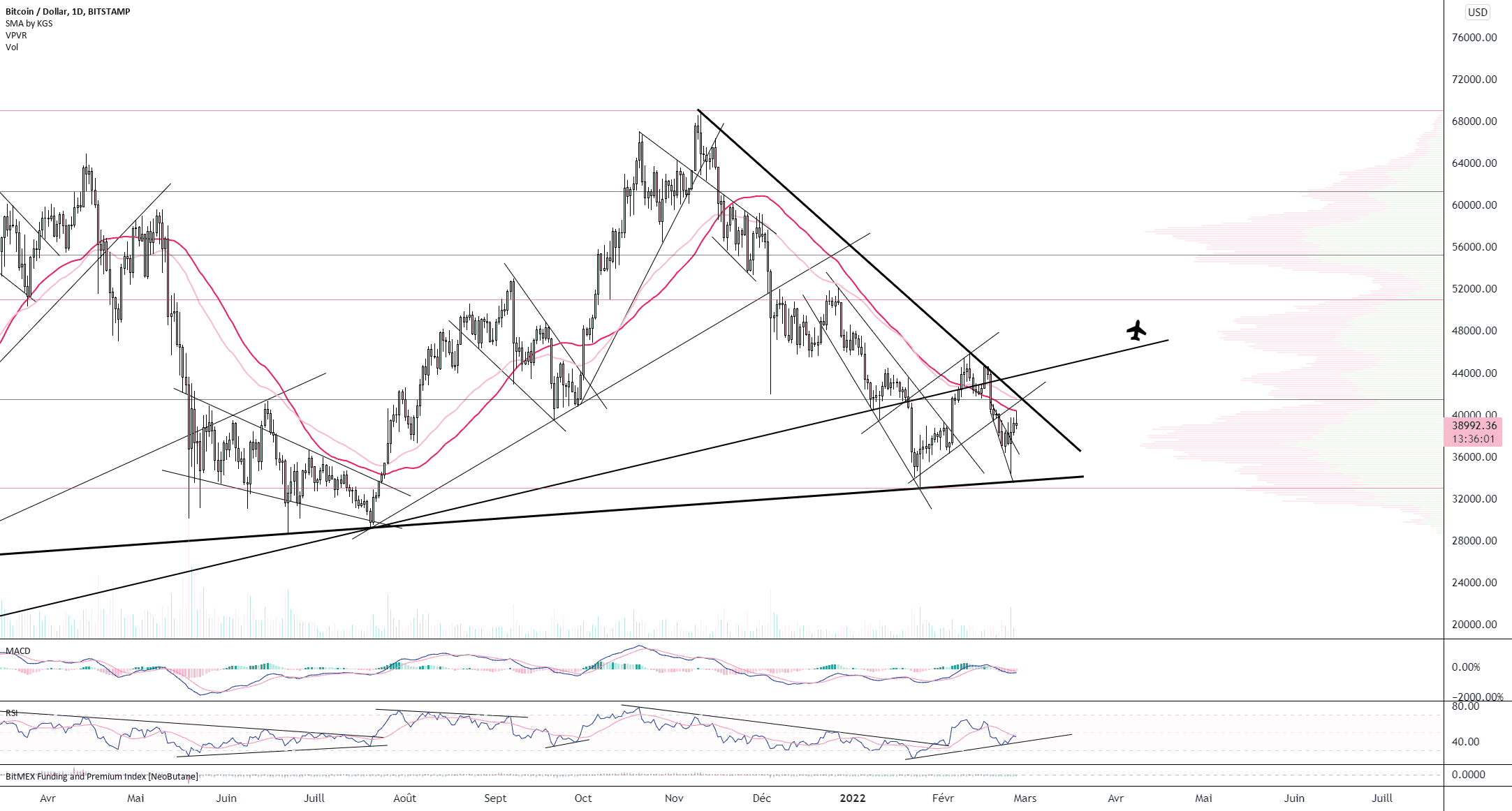 BTC/USD (Daily) pour BITSTAMP:BTCUSD par Damo5444