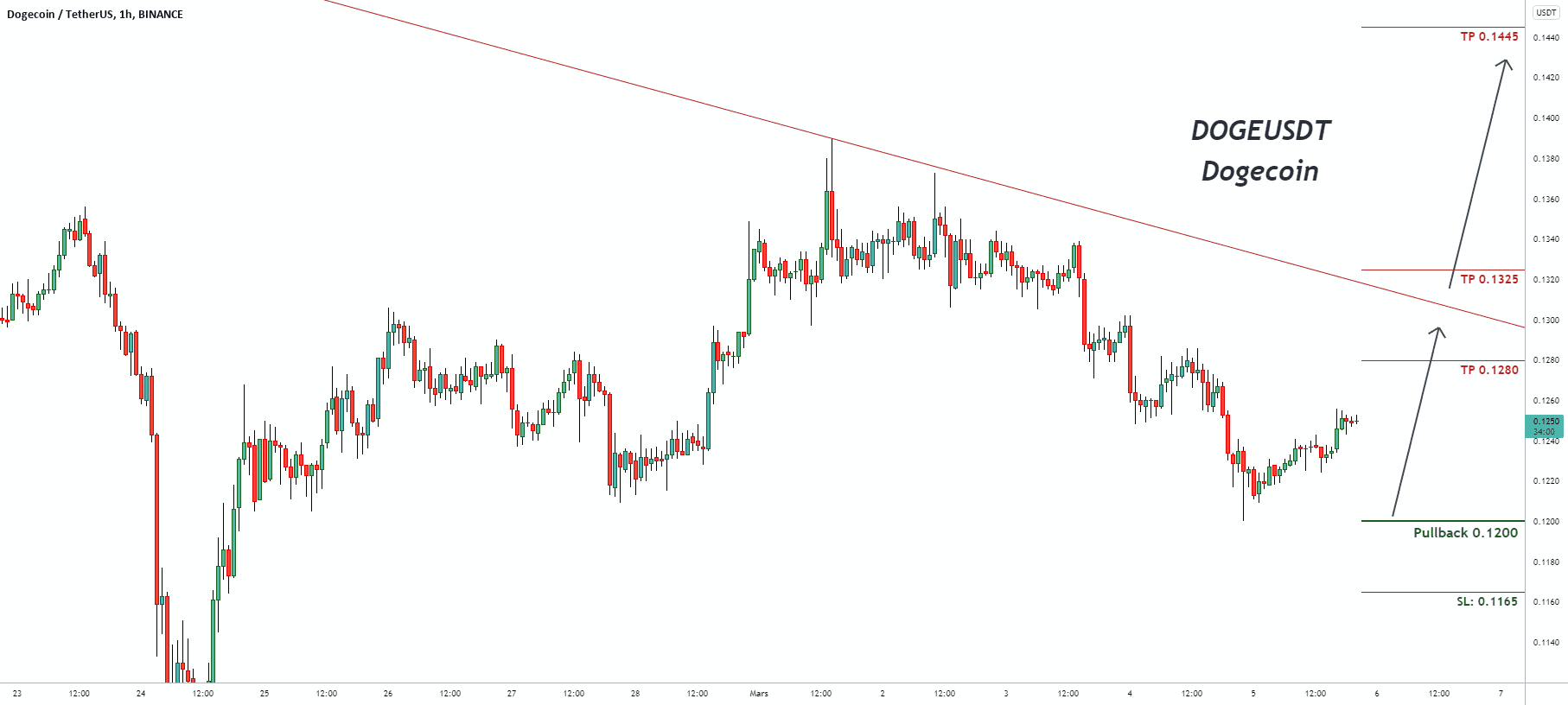 Signal de trading pour DOGEUSDT Dogecoin pour BINANCE:DOGEUSDT par pullbacksignal