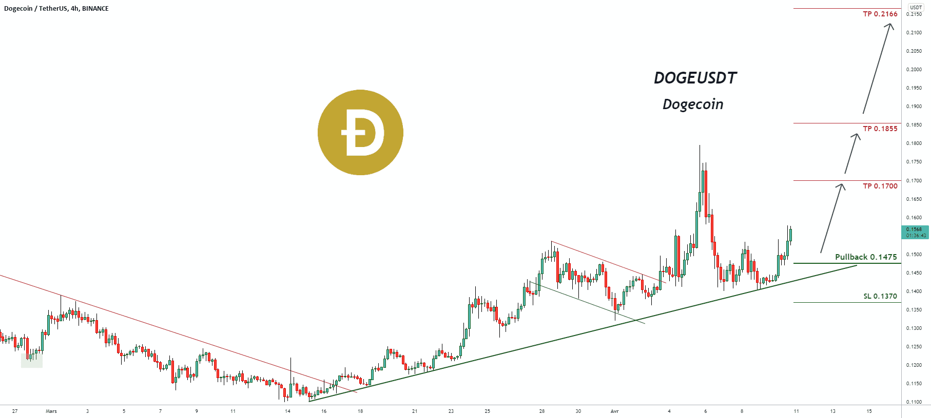 Signal de trading pour DOGEUSDT Dogecoin (mise à jour) pour BINANCE:DOGEUSDT par pullbacksignal