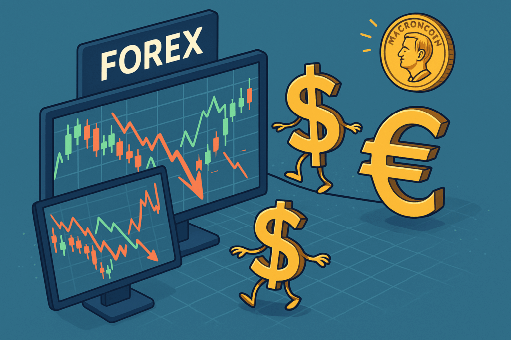 Théâtre des devises : euro en doute, dollar solide